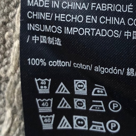 Tommy Hilfiger White & Gray Knit Zip Cardigan XL - Picture 11 of 13